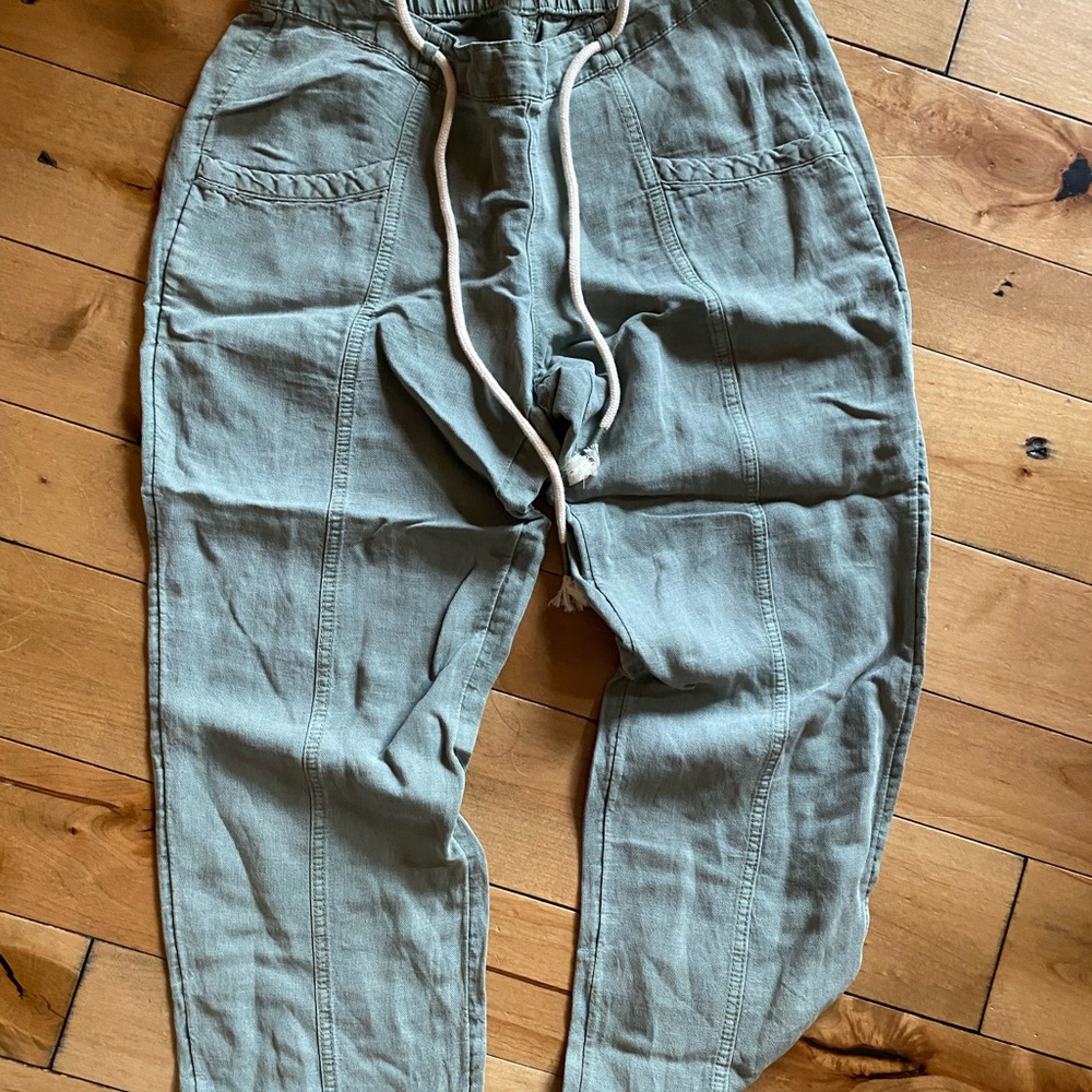 C&C California Sage Green Drawstring Pants